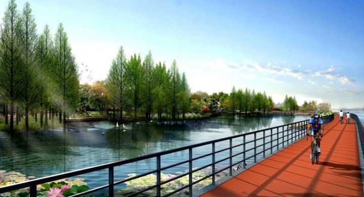 濕地旅游規(guī)劃公司：生態(tài)環(huán)湖自行車(chē)道
