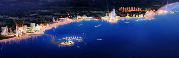 山東日照夢(mèng)想海岸濱海旅游綜合體旅游規(guī)劃鳥(niǎo)瞰圖