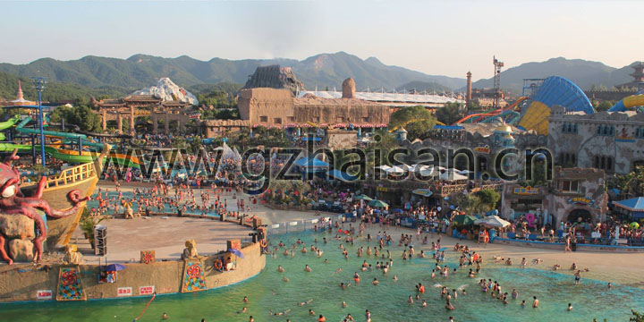 水主題公園項(xiàng)目旅游策劃咨詢公司：橫店夢幻谷水世界現(xiàn)場圖